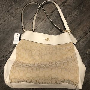 Coach purse and matching wallet
